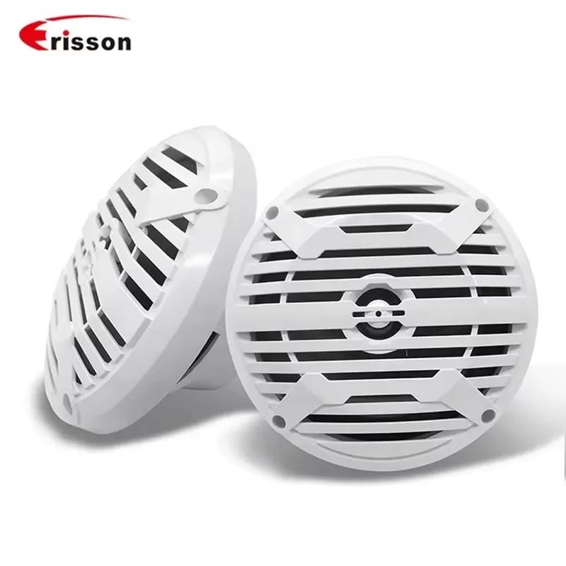 STLF Customizable Logo Moldable Plastic White 6.5 Inch Marine Speaker ISO9001 Certified Waterproof IPX6 Anti-Fog Anti-Rust