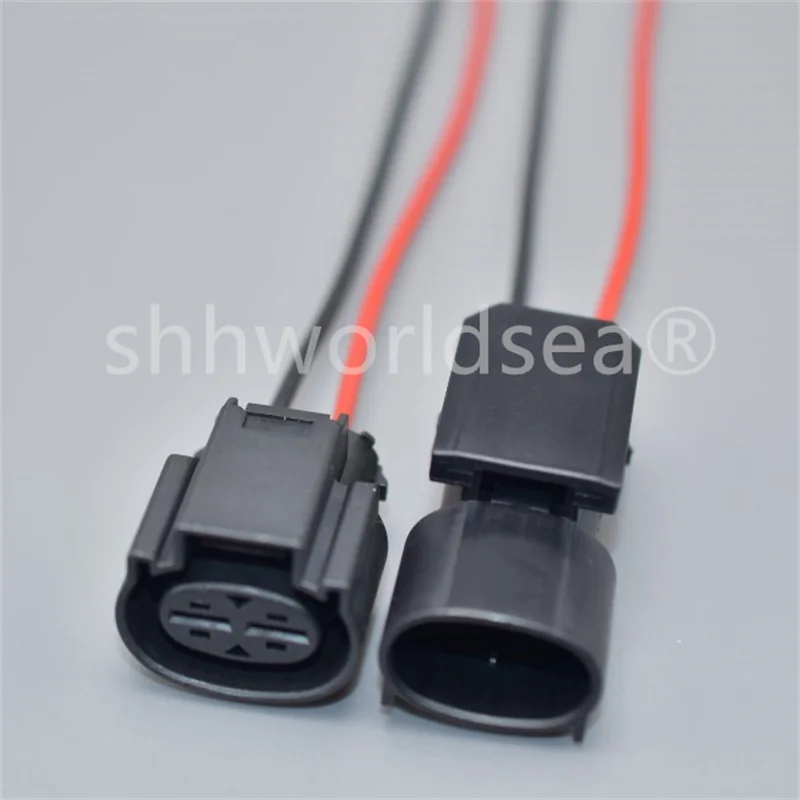 1/10Sets Auto 2pin plug 1897214-1 1897213-2 Waterproof Wiring Harness Connector 1897214 With Terminals and seals