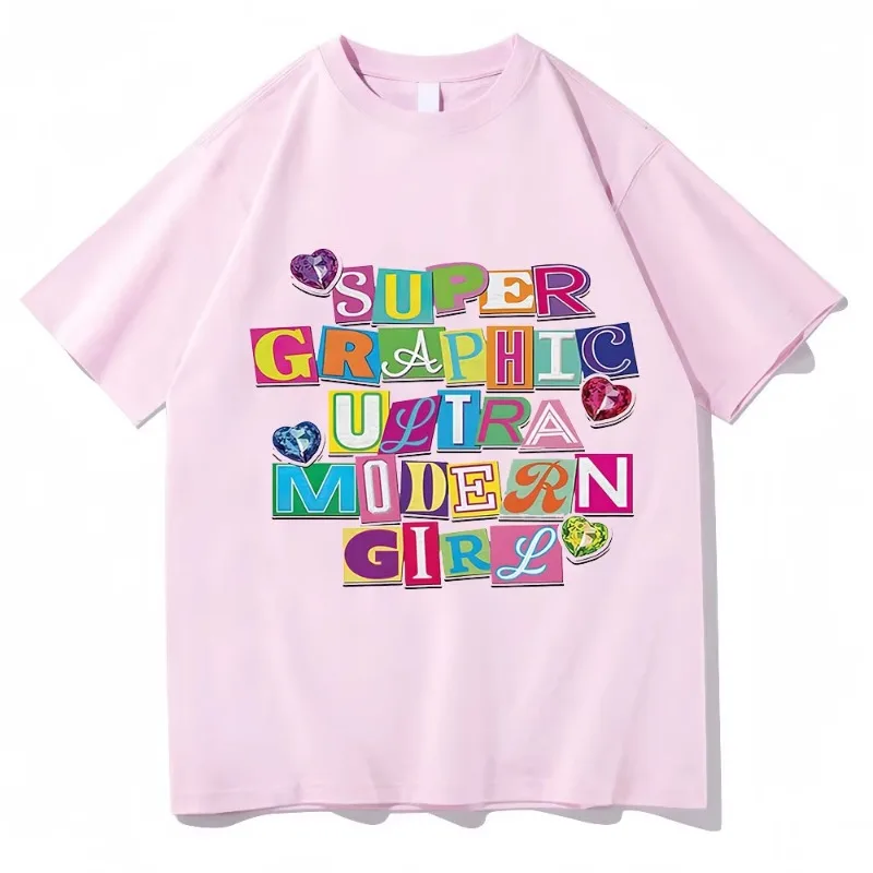 Red Wine Supernova T-shirt Men/Women Super Graphic Ultra Modern Girl Clothes Chappell Roan Harajuku Summer Short Sleeve T Shirt