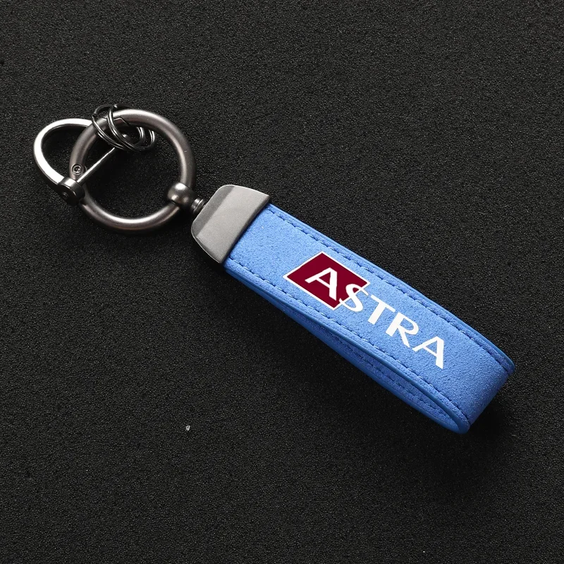 Suede Keychain Sport Key Ring Custom Gift With Logo For Opel CORSA ASTRA J H G INSIGNIA MOKKA key ring Car Accessorie