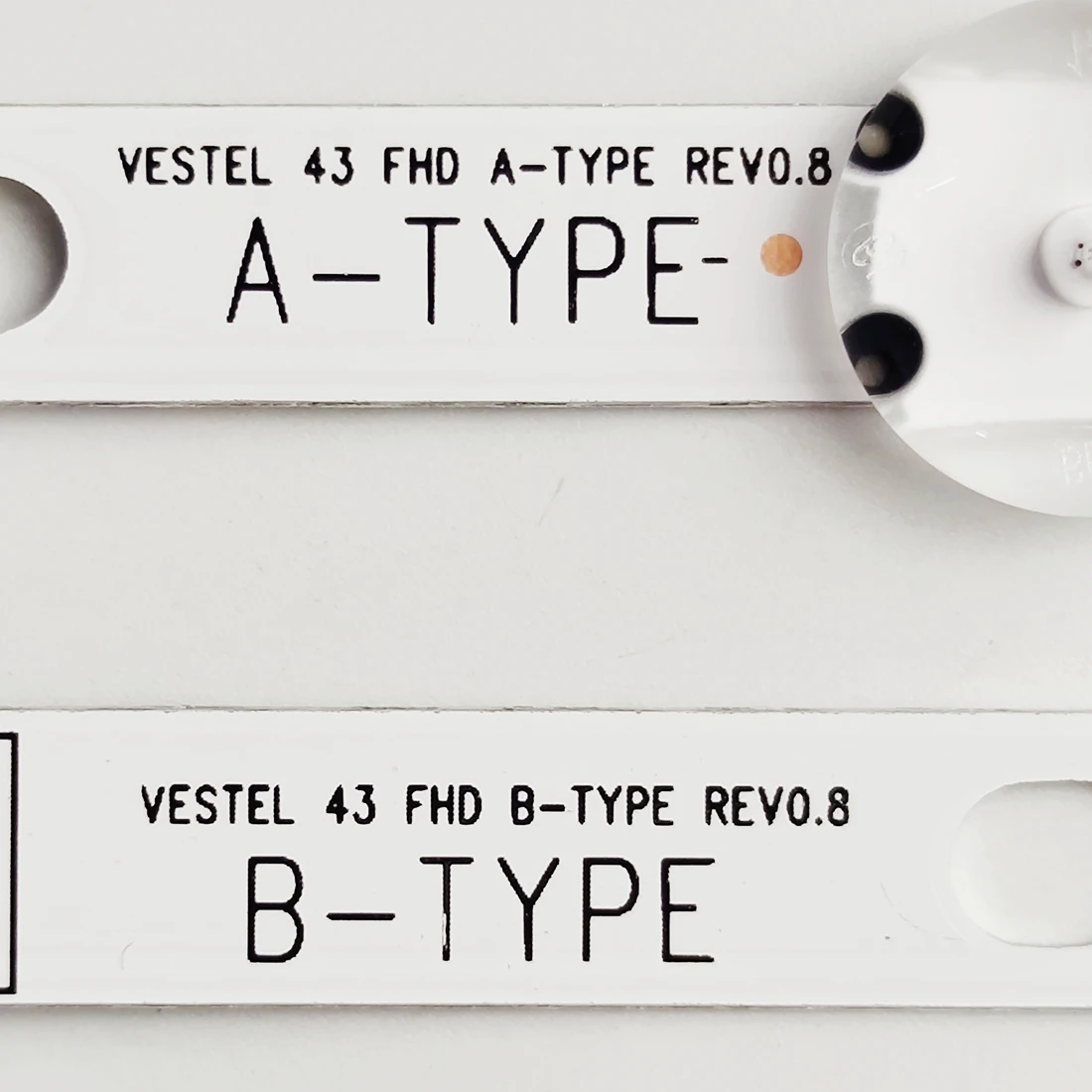 LED الخلفية قطاع ل VESTEL 43 FHD A-TYPE B-نوع VES430UNDS-2D-N14 VES430UNDL-2D-N12 17DLB43VLXR1 TX-43E302B LUX0143001/01