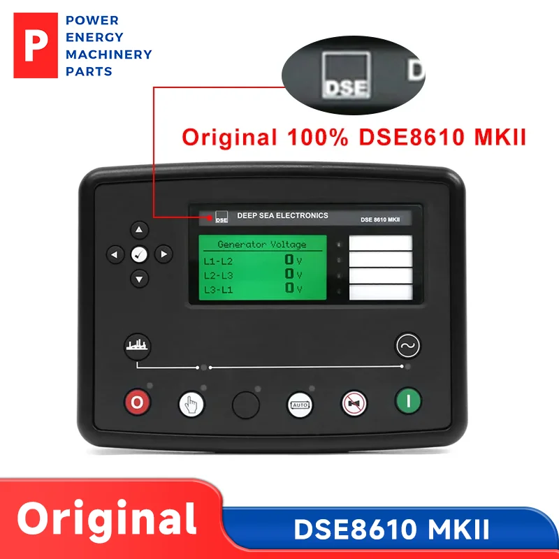 Original DSE8610 MKII Deep sea Generator Synchronizing Control Panel Auto Start Load Share Controller Module DSE 8610 Genuine