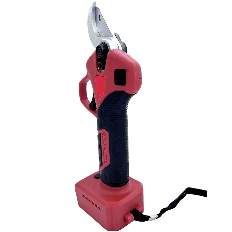 For Milwaukee Brushless Electric Pruner 4 Gears Cordless Handheld Orchard Shrub Pruning Tree Branches Cutter For 18V 20V Battery