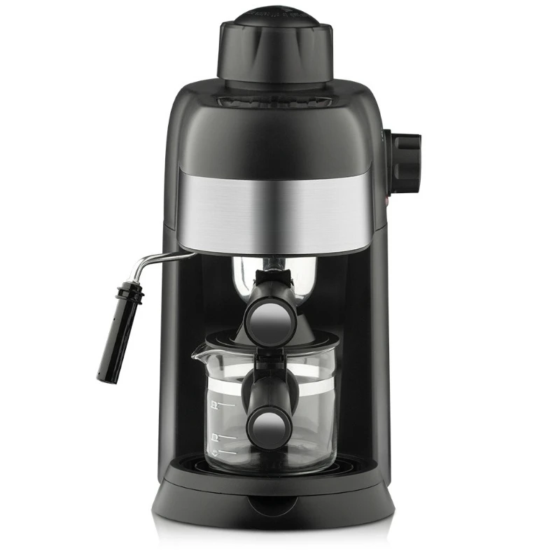 Small half-dozen milk frothing office automatic high-pressure steam coffee machine for home use