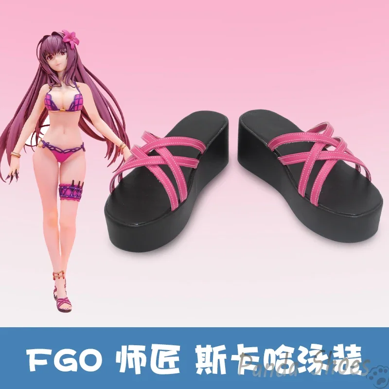 

Fate Grand Order Scathach обувь для косплея аниме игра Cos комикс косплей костюм реквизит обувь для Con Halloween Party