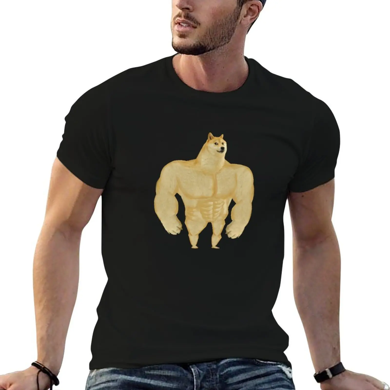 Swole Doge T-Shirt rapper graphic tees fashion shirts t shirt men