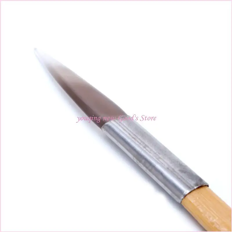57QA Exquisite Agate Burnisher Knife Craft Polishing Tools Made of Pure Natural Agate for Carving Precious Jewelry Surface