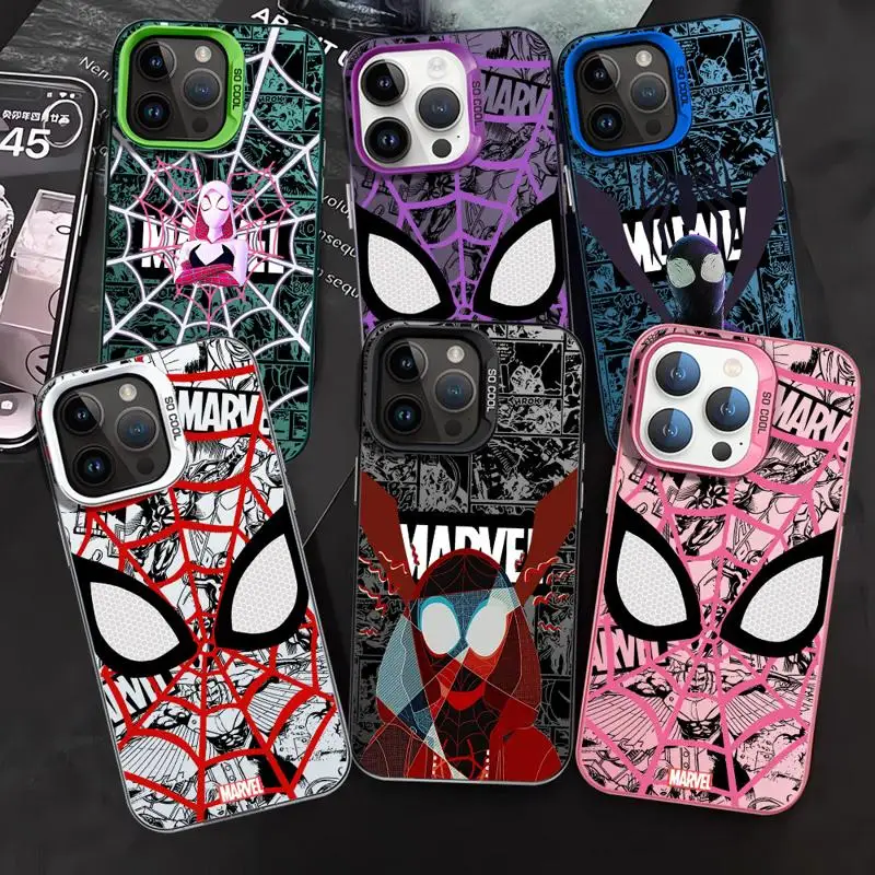 Marvel Sipiderman Logo Phone Case for Realme 8i 9i 10 10 Pro 4G 5G 11 Pro 12 C15 C20 C21 C21Y C31 C35 C53 C55 Soft Cover