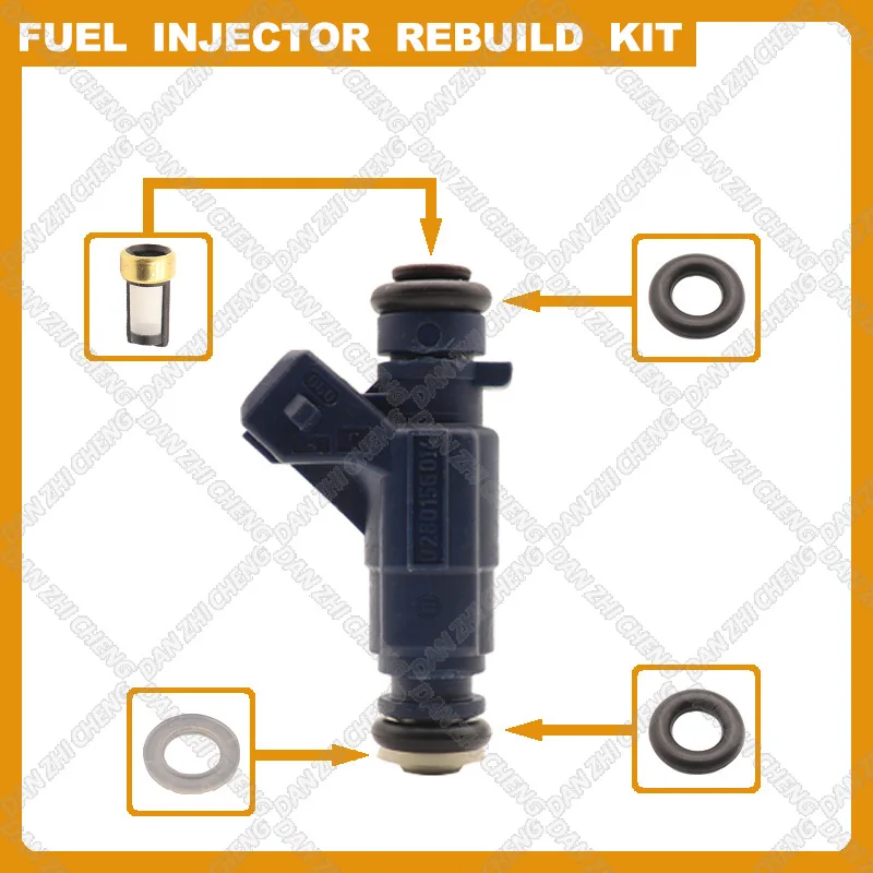 Fuel Injectors Seals O-Ring Repair Filters For ben C240 CLK320 E320 C320 0280156014 A1120780149