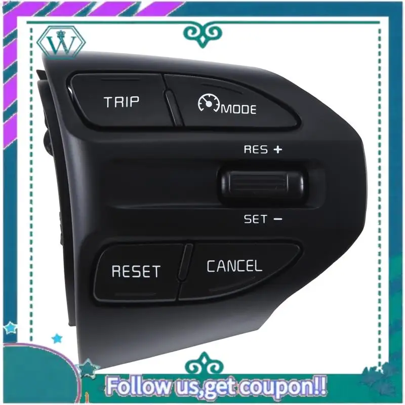 

AA92-Modification Accessories Multifunctional Steering Wheel Button Cruise Control For Kia RIO 2018-21 X-LINE K2 RIO 4K2 RIO Par