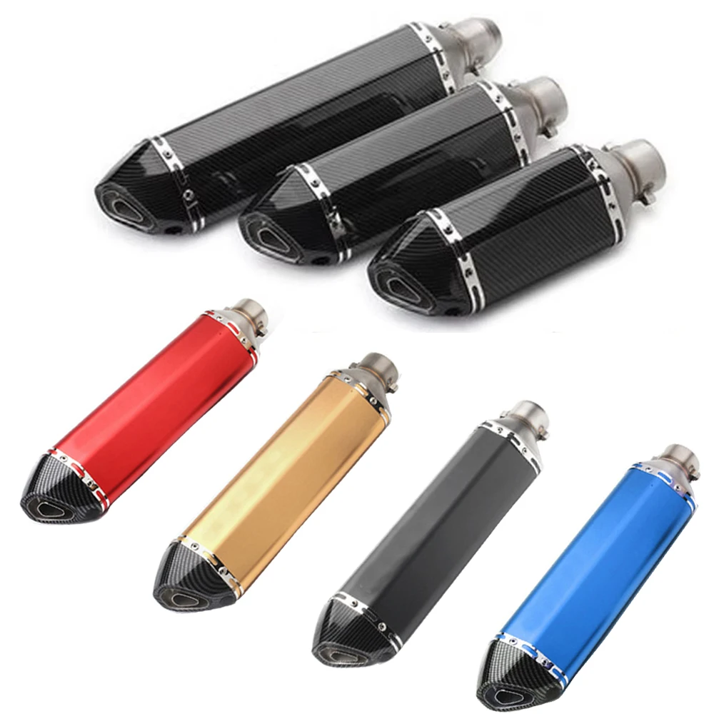 Mofles Universales de 51 mm para Moto, Silenciador, Tubo de Escape para Motocicleta