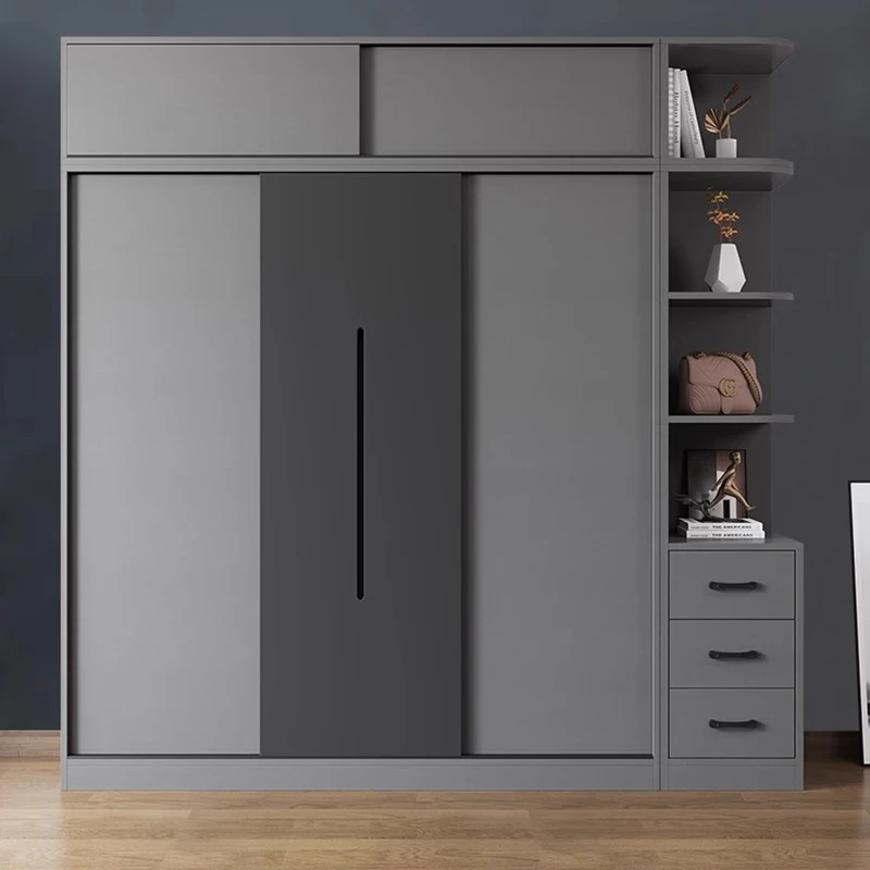 

/Shelves Storage Wardrobe Bedroom Organizer Cupboard Partitions Closet Living Room Wooden Display Guarda Roupa Hotel Furniture