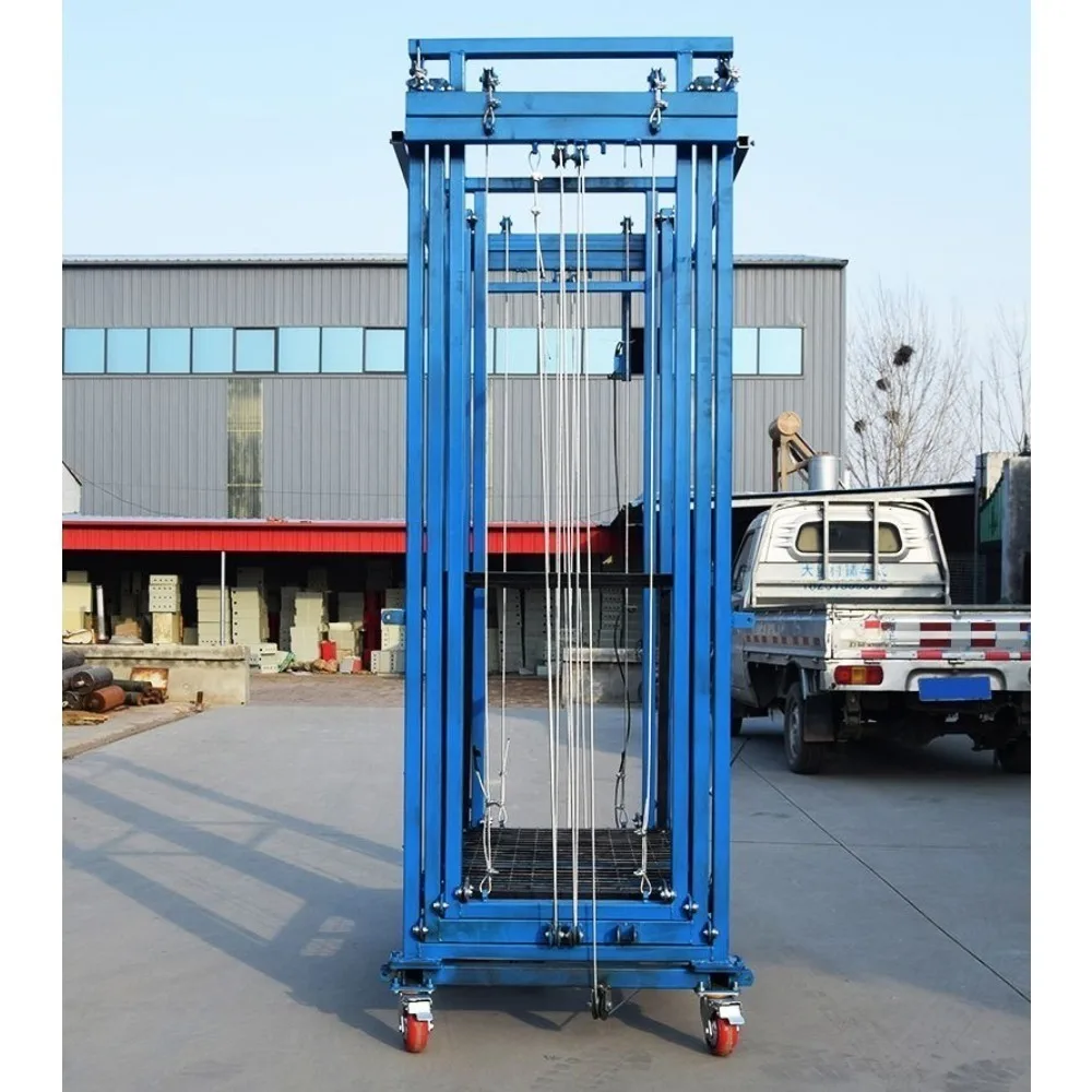 Electric Scaffolding Lift Foldable Mobile Remote Control Lifting Platform for use in Factories and other Construction Sites