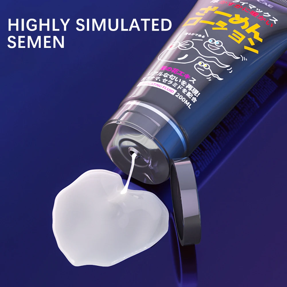 200ml Simulation Semen Lubricant Male Semen Fragrance Oil Gay Lubricant Male for Anal Sex Toys Adult Safer Sex Accessoires