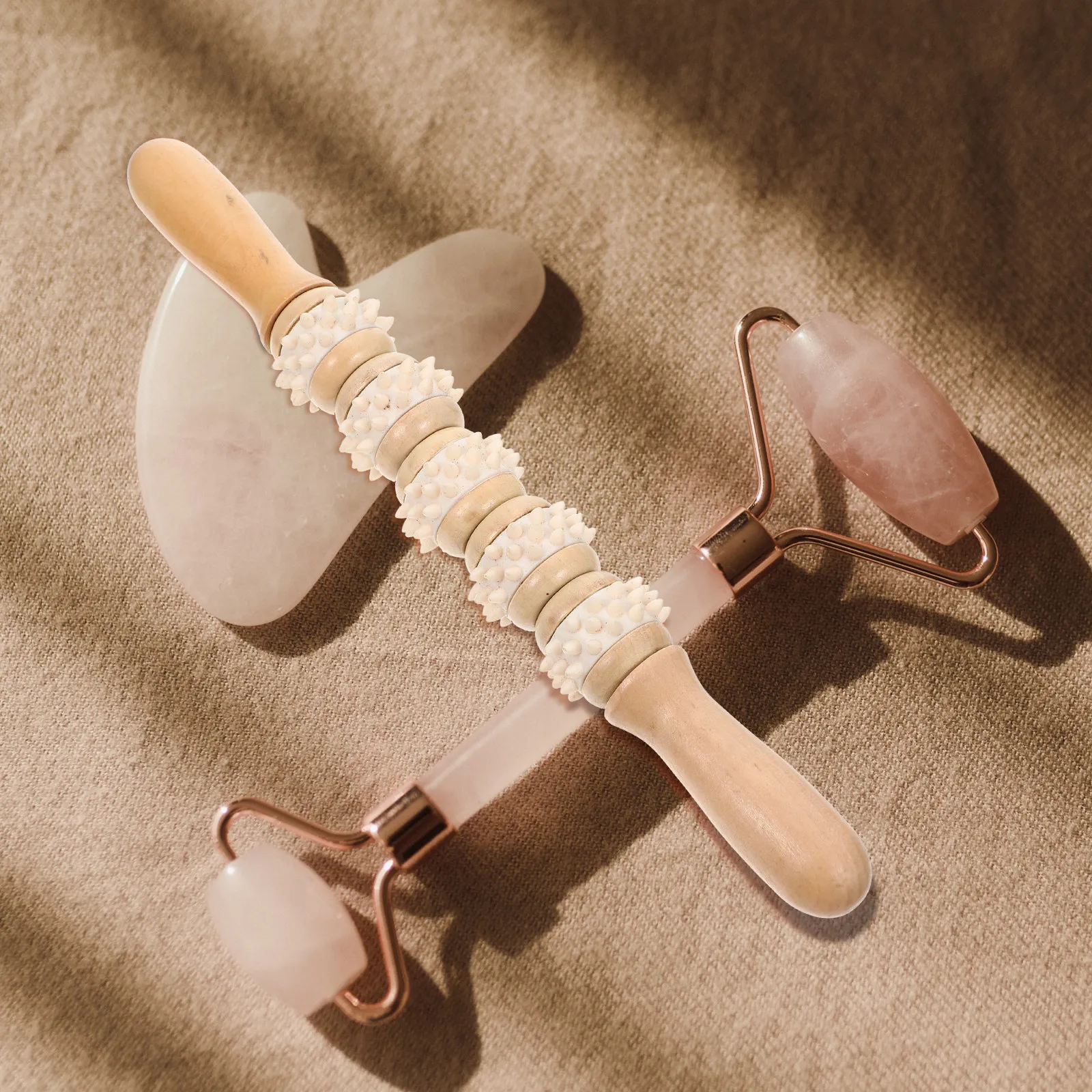 

Деревянный роликовый массажер для точечного массажа, прочный инструмент для массажа тела, снимает усталость, снимает боль в суставах, терапевтический ролик для домашнего использования