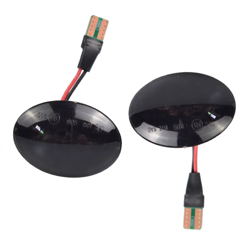 Clear Lens Led Turn Signal Side Light For Fiat 500 Ford KA Maserati Alfa Romeo 4C Fender Indicator Lamp Auto Lighting Parts