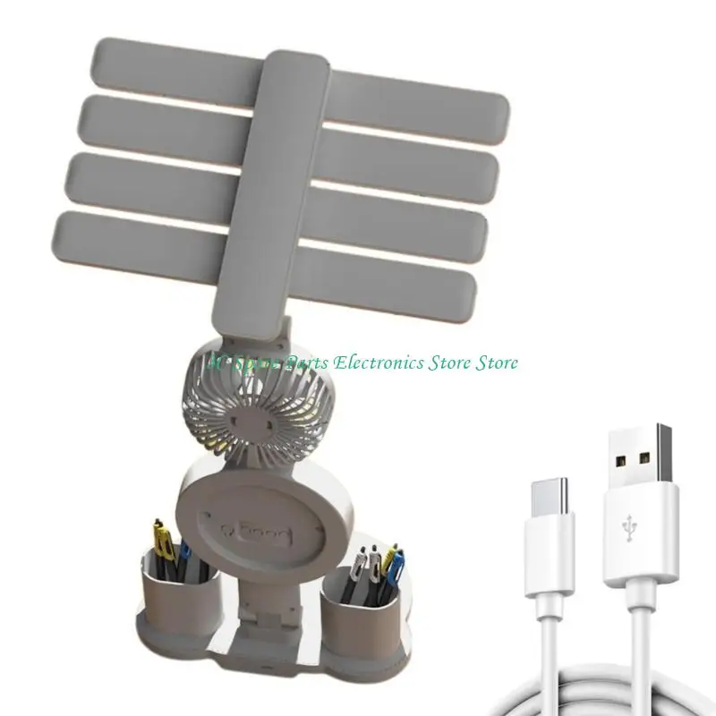 SZ Energy Efficient LED Desk Lamp With 4 Mood Desk Reading Light Battery and USB Charging with Cooling Fan For Extended Use