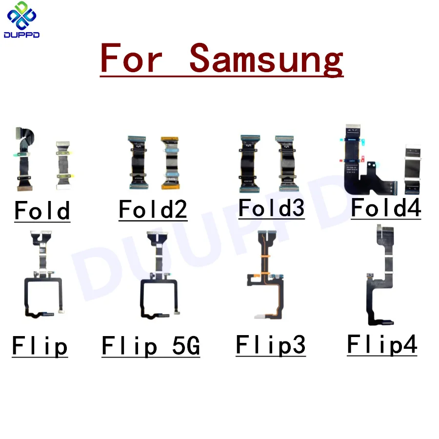 Main board screen Flex Cable Ribbon LCD connection rotary shaft For Samsung Galaxy Z Fold Fold2 Fold3 Fold4 Fold5 Z Flip 3 4 5