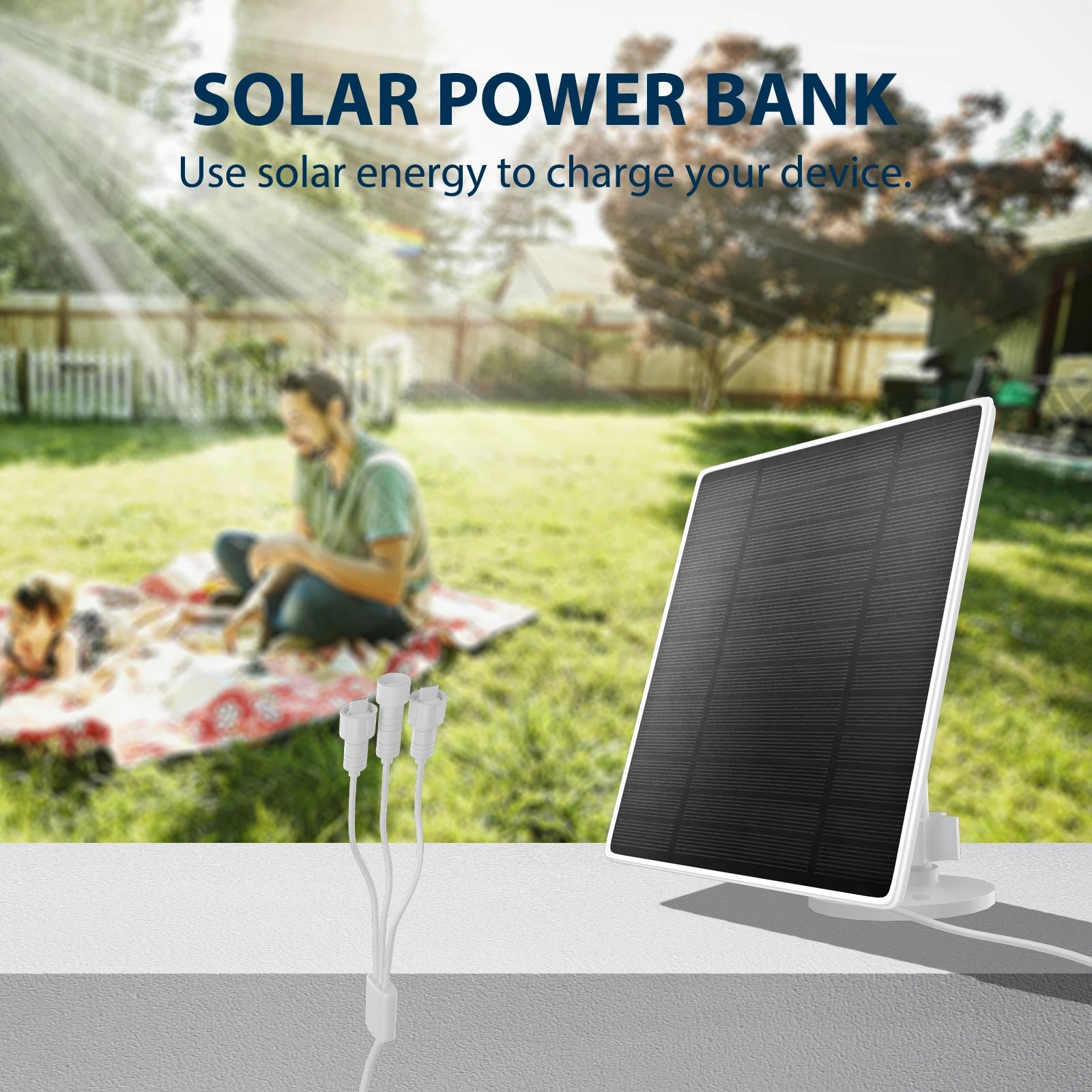 5W Solar Power Bank;Outdoor Solar Powered Kit;Mono-silicon/IP66 Protezione/Voltage adjustable/Easy installazione/Eco-friendly