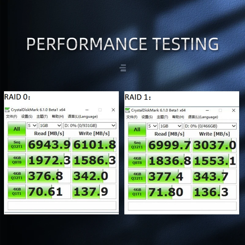 Linkreal-PCle3.0から2ポートm.2 nvme配列カード、LRNV9541-2IR