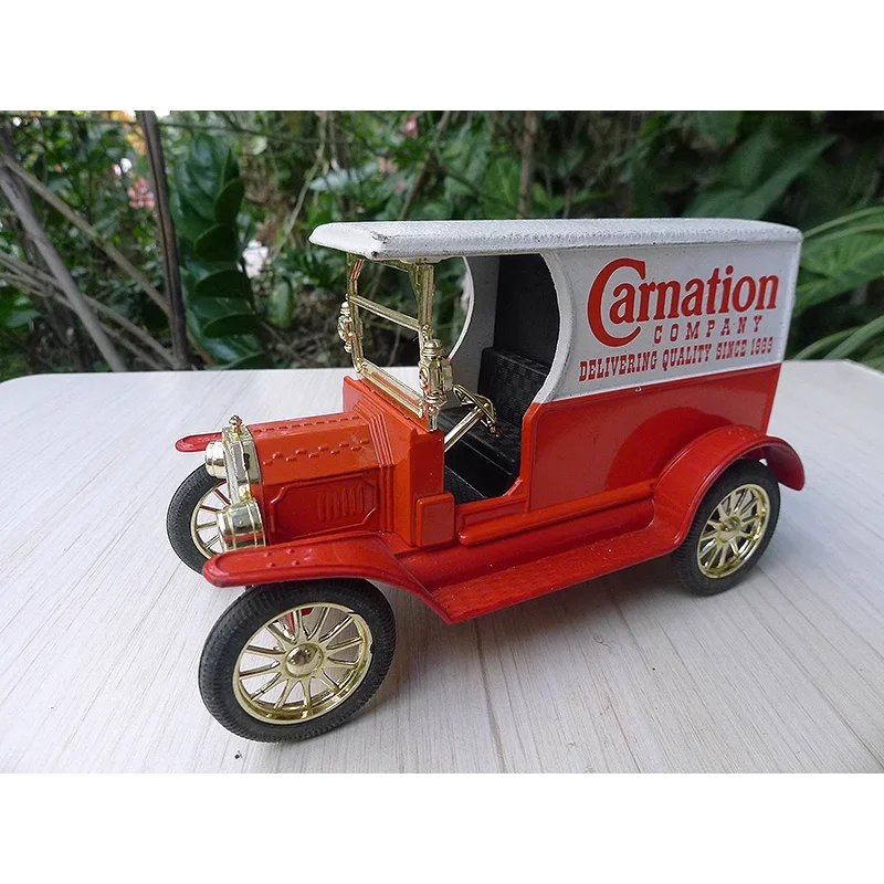 

Diecast ERTL 1:24 Scale Ford Carnation Compant 1899 Postal Alloy Car Model Collectible Toy Gift Souvenir Display Ornament