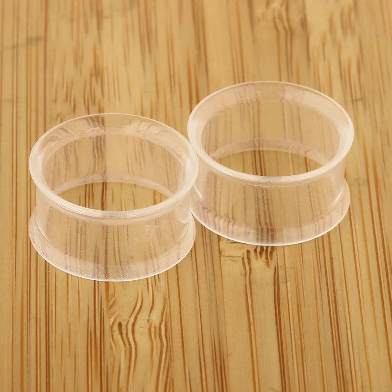 Acrylic double-flared ear expander piercing jewelry auricle