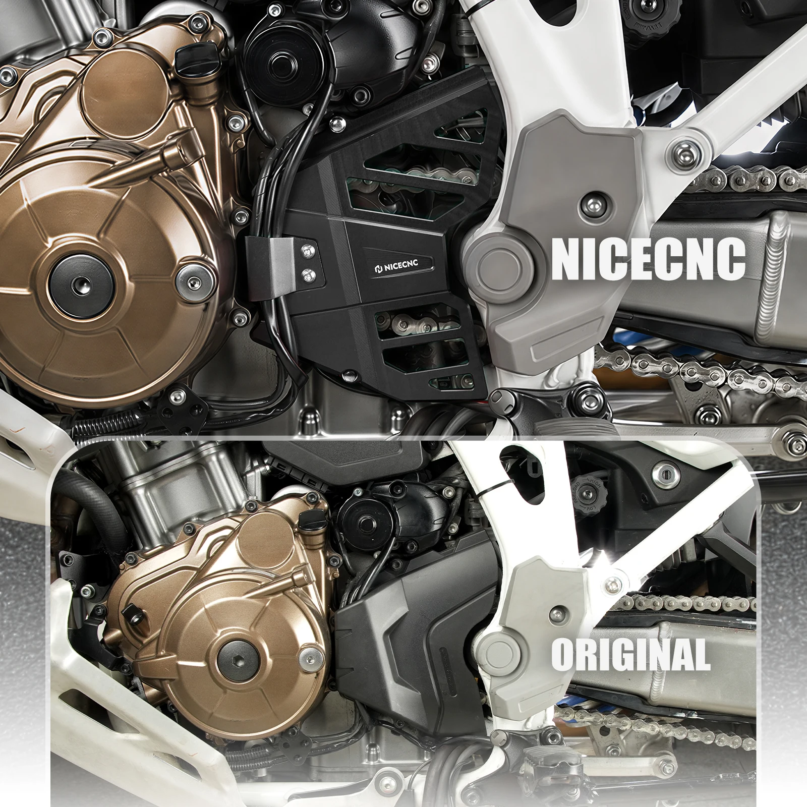 For 2020-2025 Honda CRF1100L Africa Twin CRF1100L/Adventure Front Sprocket Guard Africa Twin CRF1000L/Adventure Sports 2016-2019