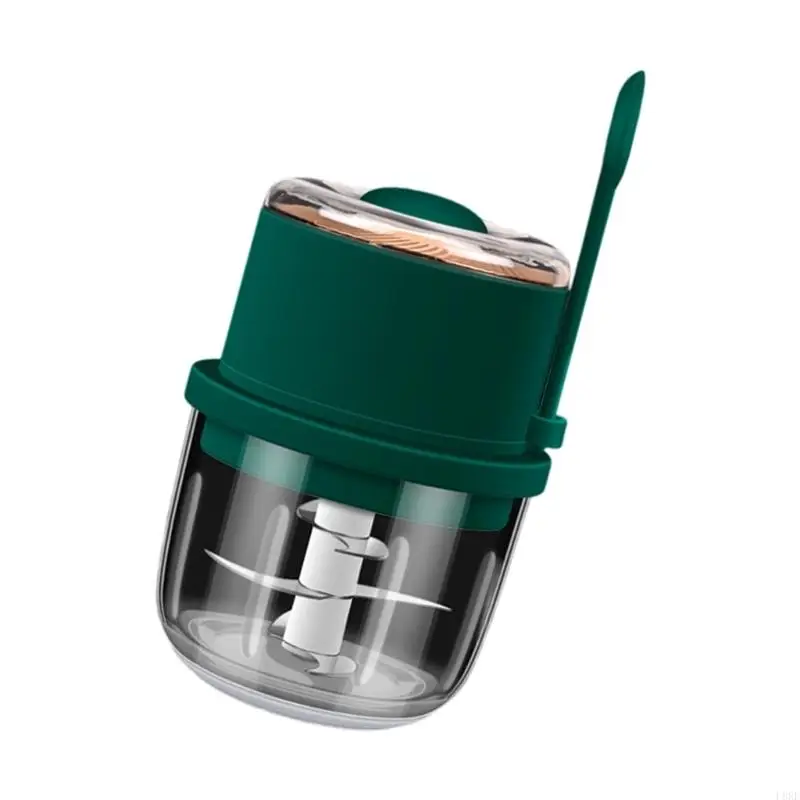 L8RE Điện thực phẩm chopper 350ml hộp đựng thức ăn để cắt rau và thảo mộc công cụ nhà bếp thực tế