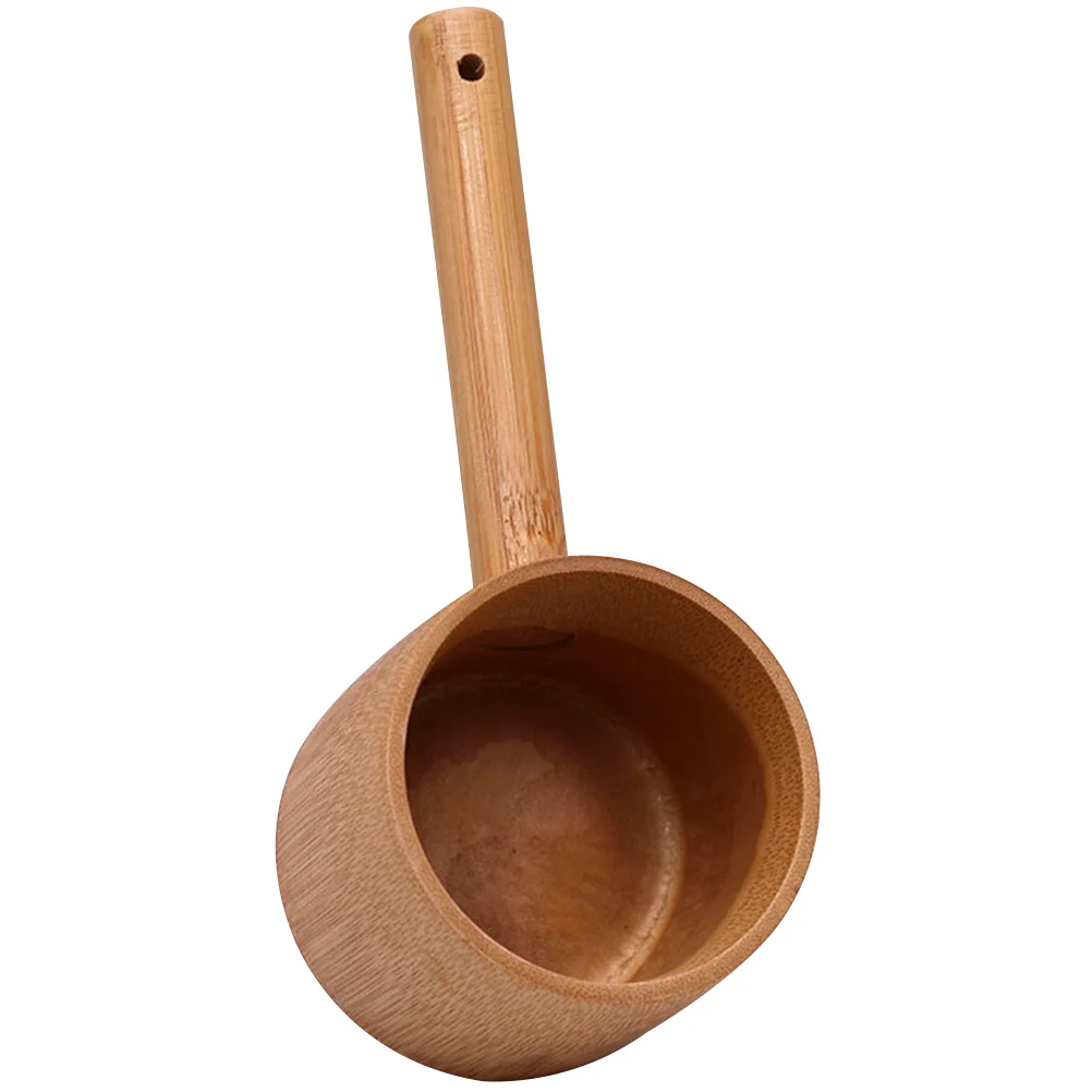 Bamboo Water Ladle Japanese Tea Ceremony Ladle Bamboo Water Scoop for Home bamboo watering ladle bamboo ladle for garden