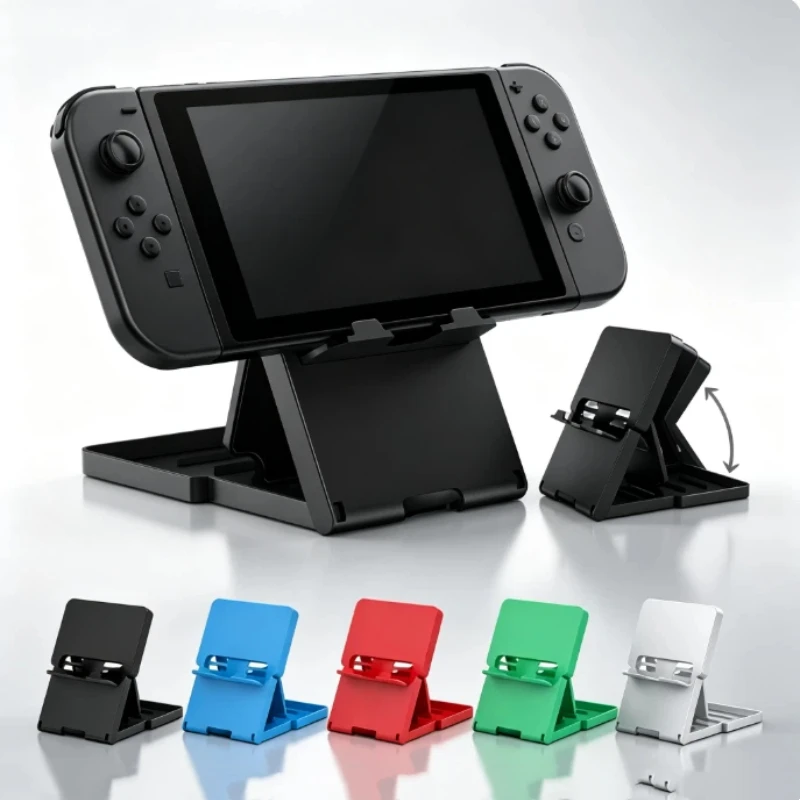 Adjustable Foldable Portable Game Console Stand for Switch 2, Switch OLED, Switch Lite, Multi-angle Display Holder