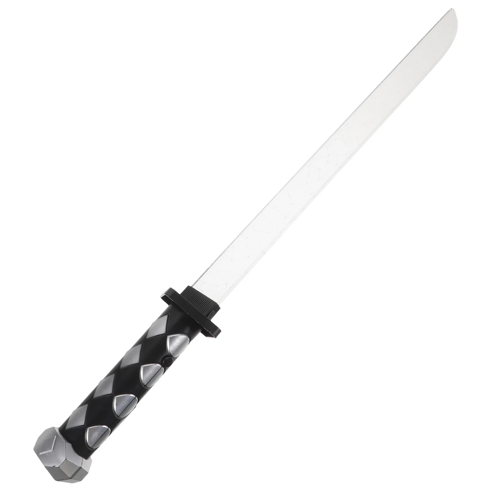 Brilho crack mudança de cor espada japonesa prop cosplay brinquedo interativo crianças jogo de festa ao ar livre diversão espada brinquedos