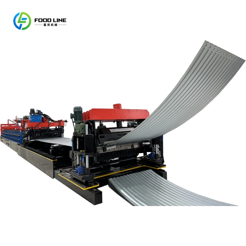 Silo Making Machine Corrugated Roll Forming Crimping Curving Punching Silo Grain Panel Roll Forming Machine Industrial Use