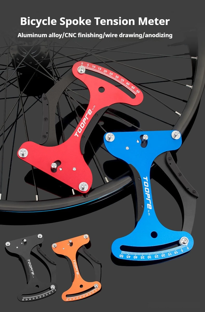 TOOPRE Mountainbike Speichen Spannung Gauge Berg Rad Set Ring Elastische Messgerät Schräg Schaukel Korrektur Werkzeug – Detail 1