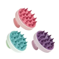Silicone Shampoo Scalp Hair Massager Head Body Scalp Massage Brush Comb Shampoo Comb Spa Massage Brush Shower Brush Bath