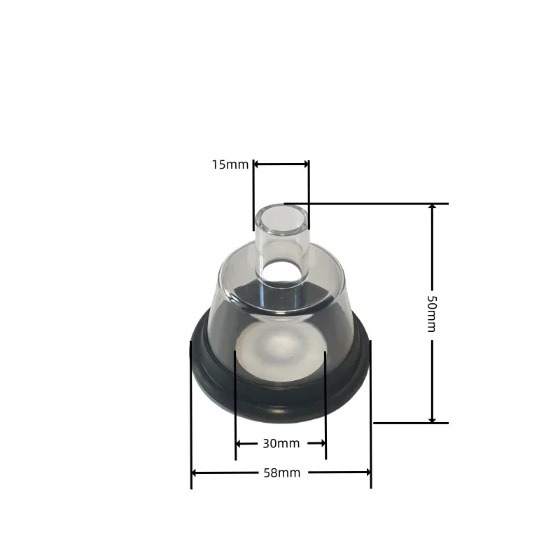 Pet Animal Surgery Mask Pet Respiratory Anesthesia Mask Dog and Cat Transparent Manual Resuscitator Veterinary Anesthesia Oxygen