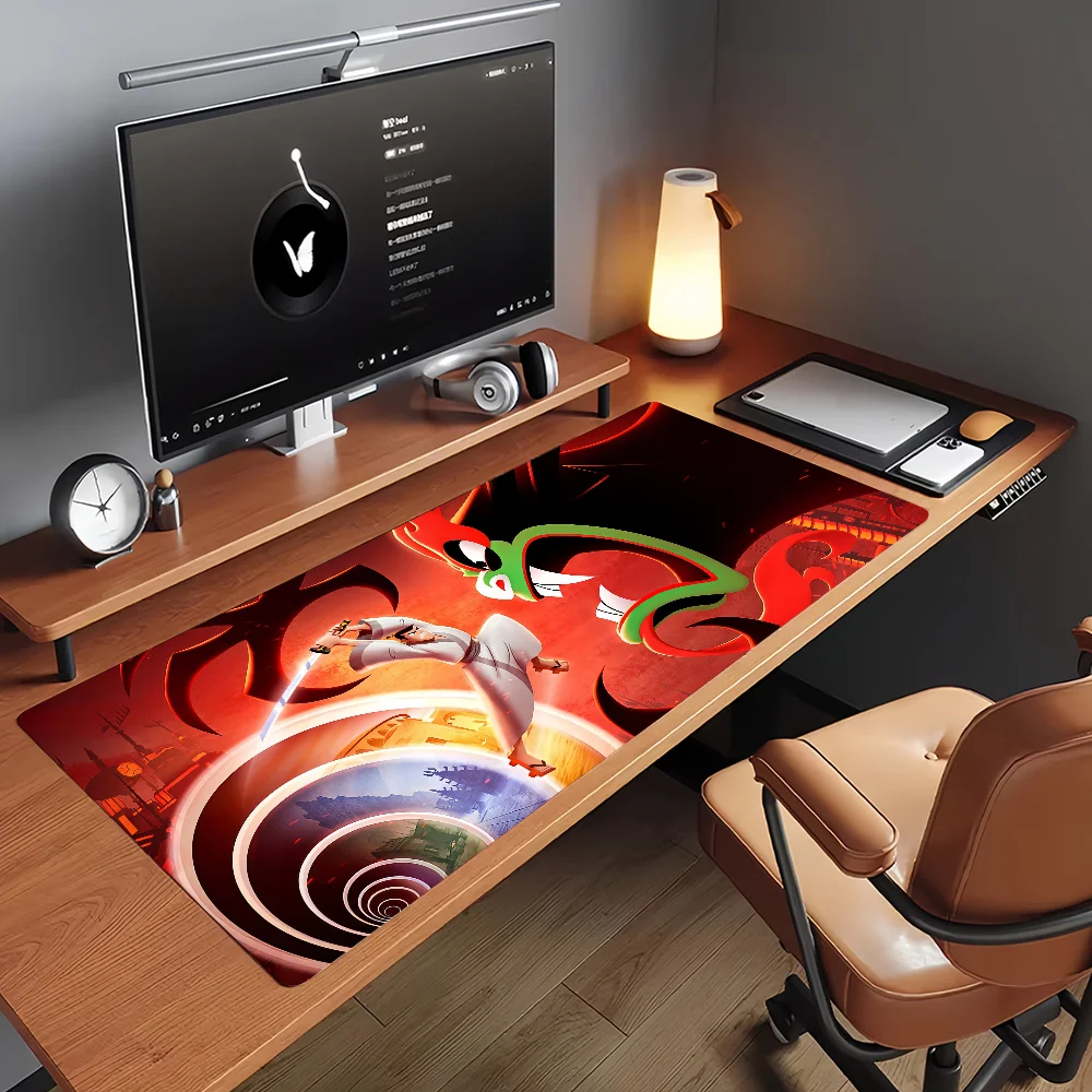 Cartoon S-Samurai J-Jack-S Mouse Pad Non-slip Rubber Gamer Balance Computer Mat Decoracion Deskmat Laptop Office Large