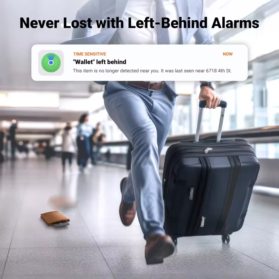 Wallet Anti-lost Card Location Tracking Bluetooth Smart Tag with iPhone Find My Tracker Device Ultra-thin Card Wireless - Image 2