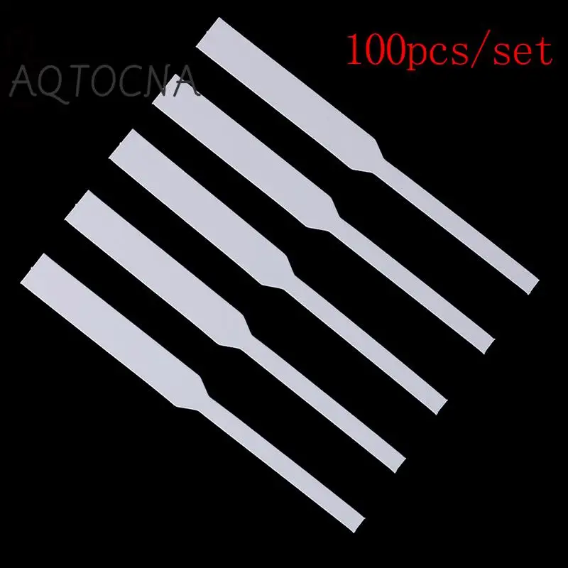 100pcs/pack Perfume Test Paper Strips Fragrance Aromatherapy Paper Testing Strip Perfume Essential Oils Tester Paper Strips