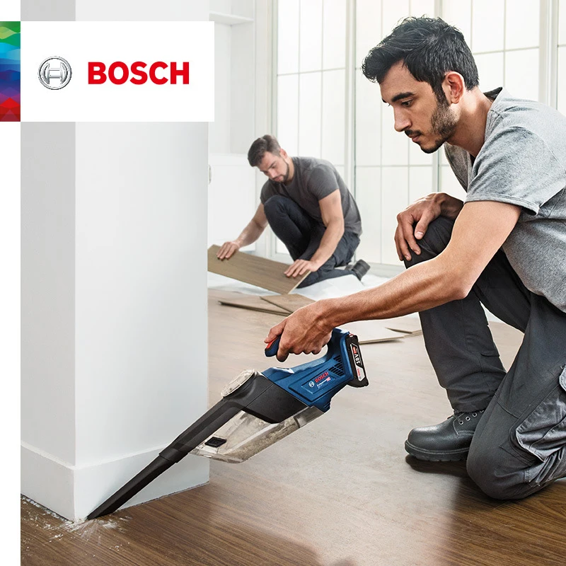 BOSCH 18V Professional Cordless Vacuum Cleaner GAS 18V-1 Powerful Cyclone Suction Portable Handheld Rechargeable Vacuum Househol