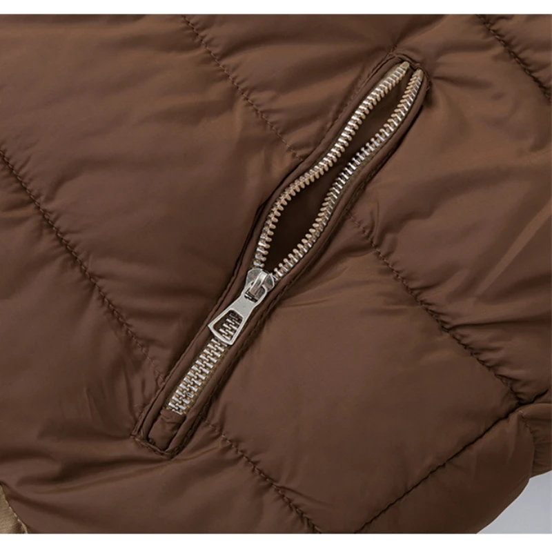 ฤดูใบไม้ร่วงฤดูหนาวใหม่กีฬาผ้าฝ้ายเบาะเสื้อผ้าสวมใส่สองด้านผู้หญิงผ้าฝ้ายเบาะ Stand-up COLLAR Casual Coats แนวโน้ม