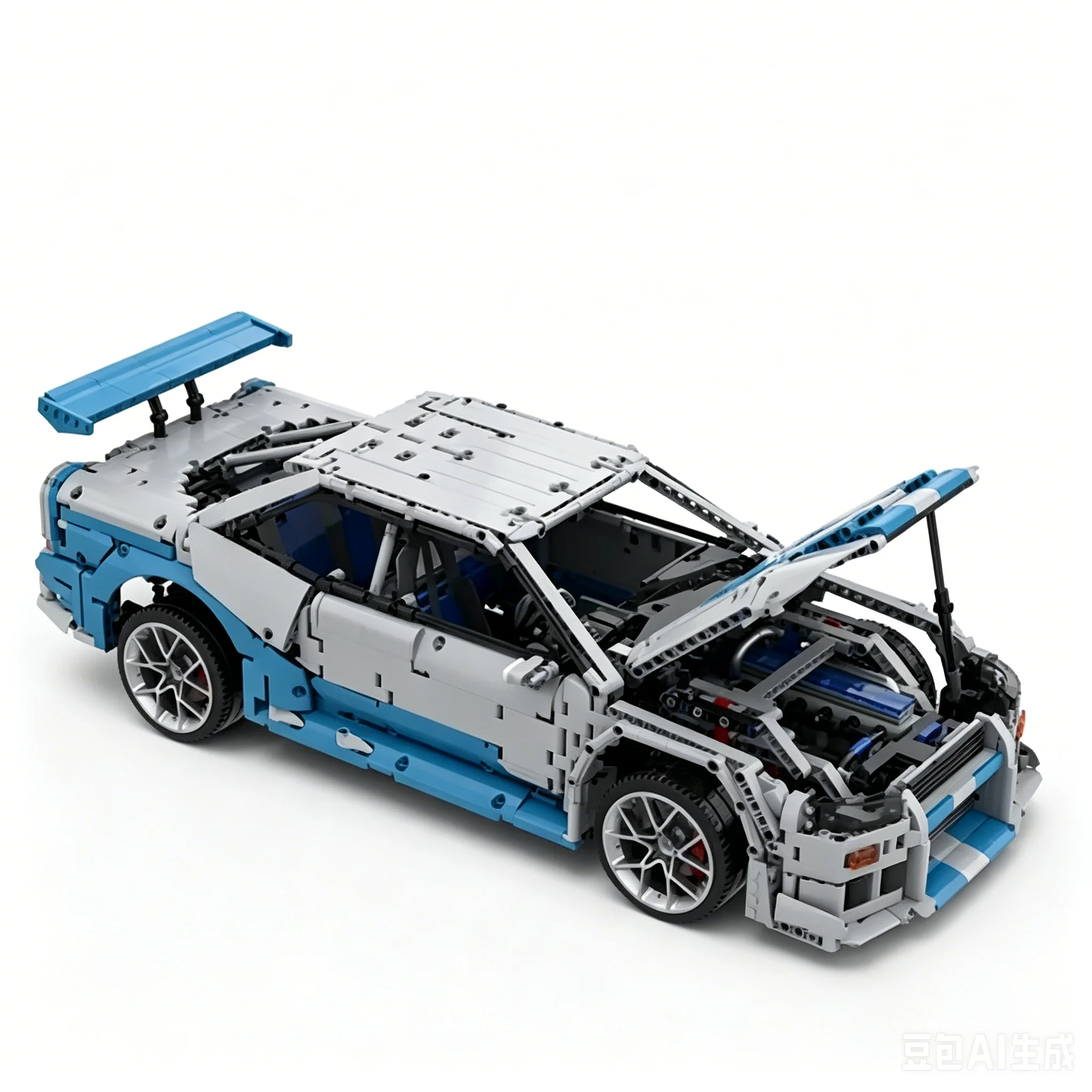 Moc Sy002 1:8 Scale Skyline GT - đánh giá và giá Moc Supercar Building Blocks 1/8 Scale