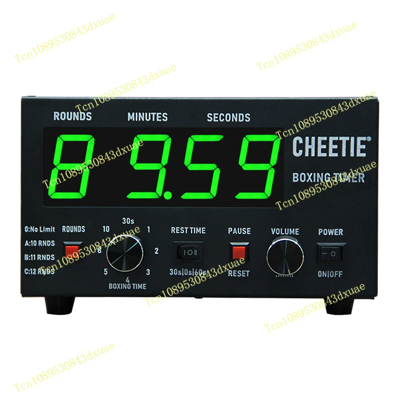 CP040 Manufacturer Supply Classic Digital Round Boxing Clock Fitness Training LED Gym Boxing Timer
