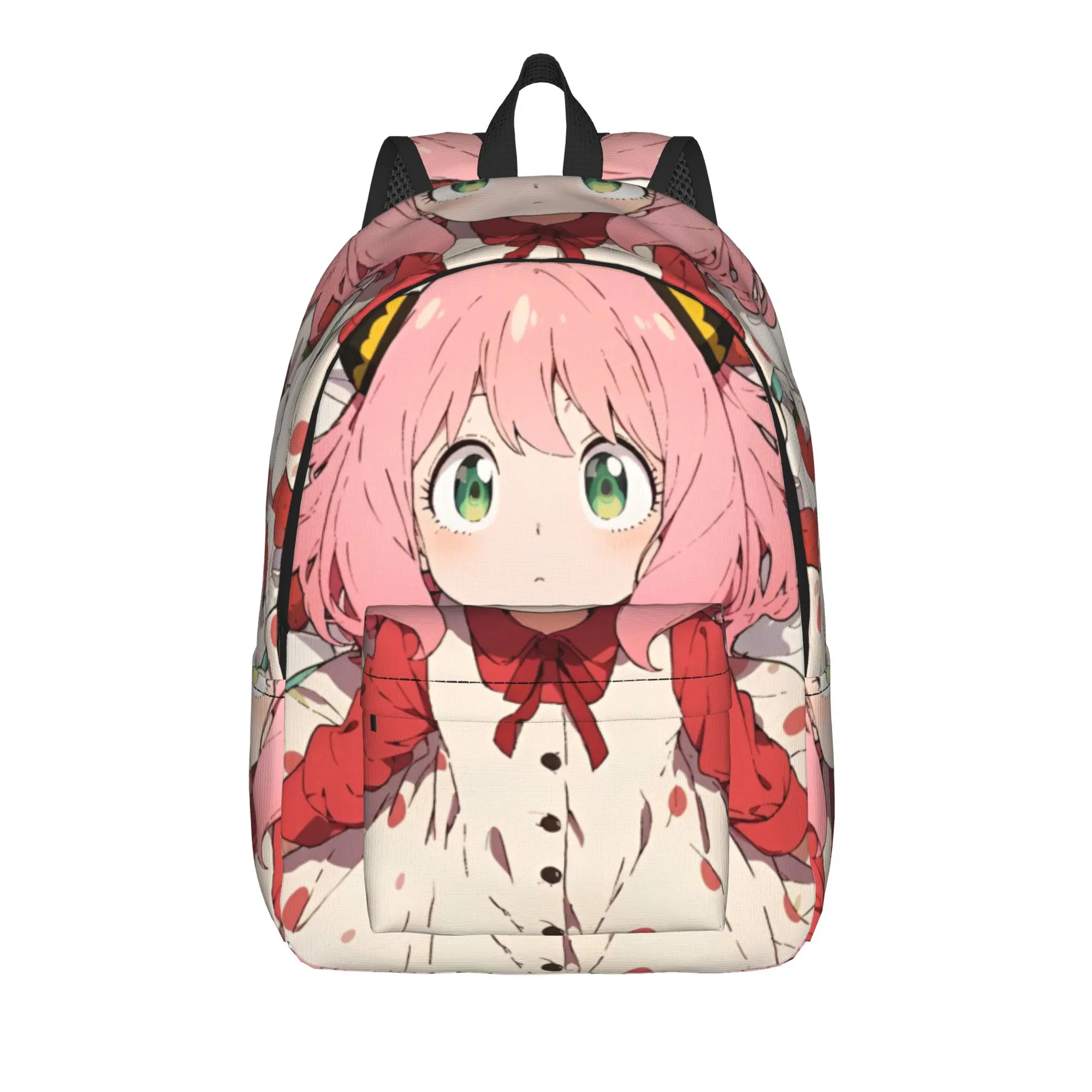 

Anya Kawaii Spys Backpack for Men Women Teenage High School Hiking Travel Daypack Anime College Shoulder Bag Outdoor