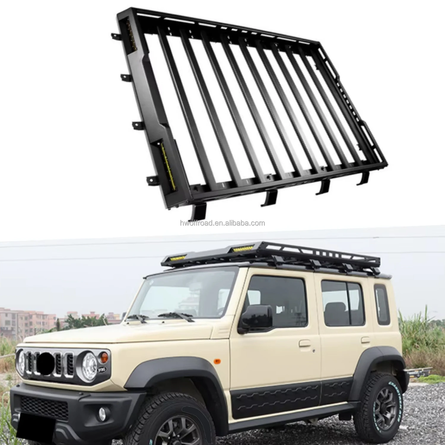 

Для Jimny 2019 2020 2021 2022 2023 2024 2025 Автоаксессуары Багажник 4X4 Корзина для багажника Автомобильные 5 дверей Багажники на крышу