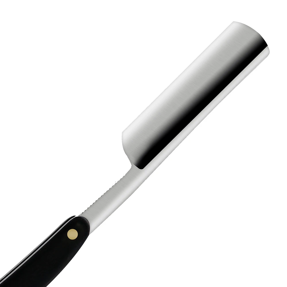 Lama di rasoio da barbiere manuale Coltello da barba in legno Rasoio da uomo Strumenti da barba per rasoio da barbiere professionale in acciaio inossidabile