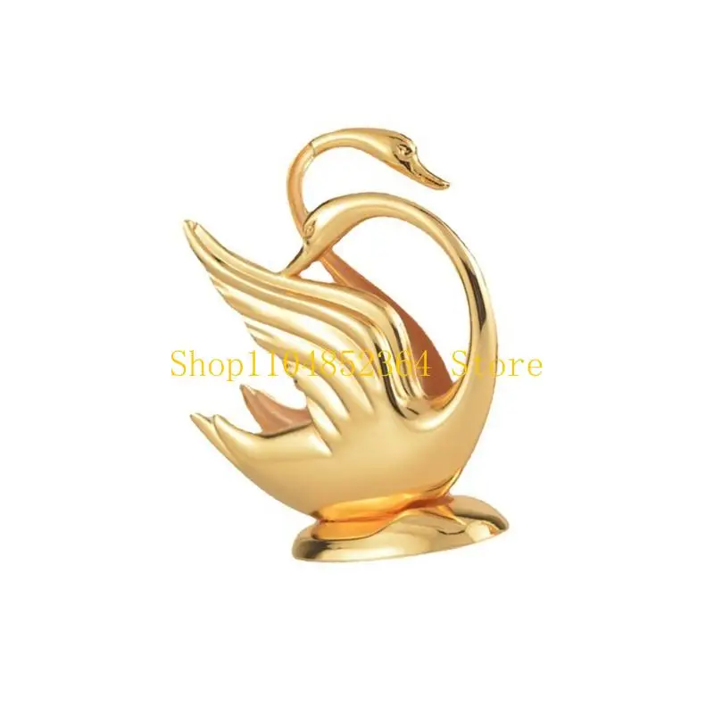 652F Zincs Spaloys Poalt Paper حامل الأنسجة الأنيقة الوقوف المنزل الديكور Rustproof Golden شكل منديل حامل منديل دائم