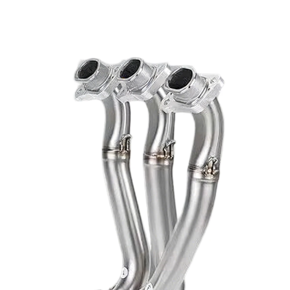 Für Triumph Street Triple 765 17-24 Motorrad-Auspuff Slip-On-Header Verbindungsrohr Auspuffrohre – Detail 2