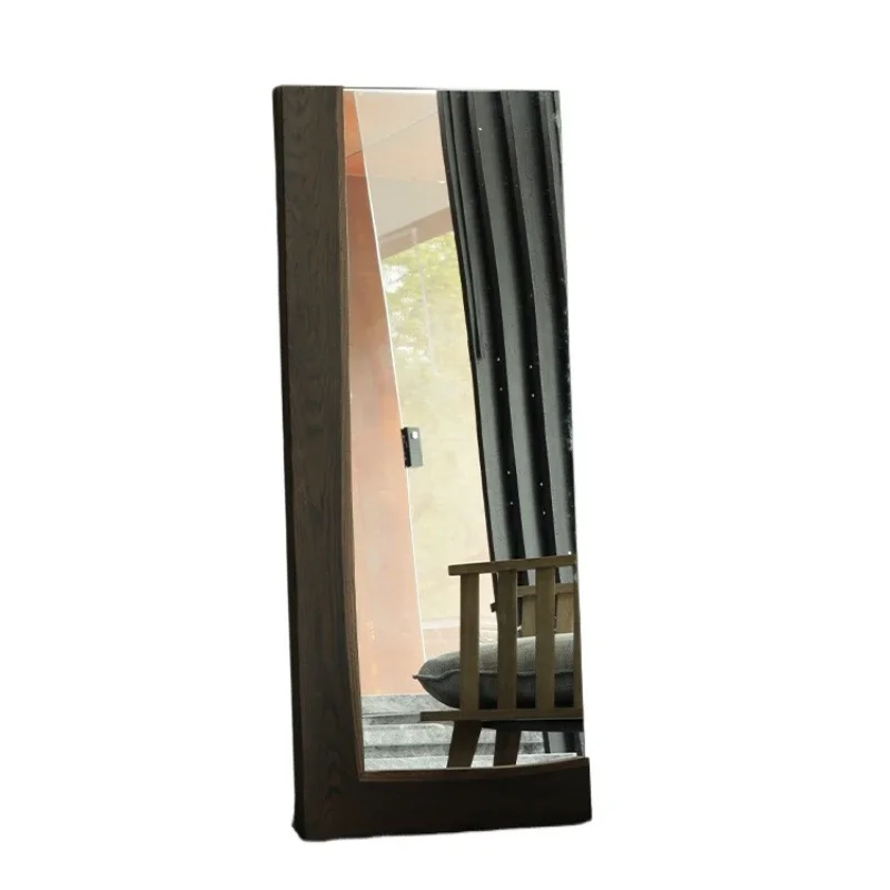 

Nordic style dressing mirror North American imported oak floor mirror Vintage furniture