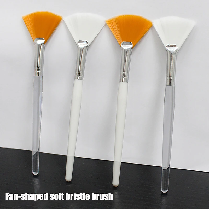 Fan Shaped Make-up Brush Light No Trace Concealer Facial Mask Brush Fruit Acid Essence Brush Cosmetic Tools