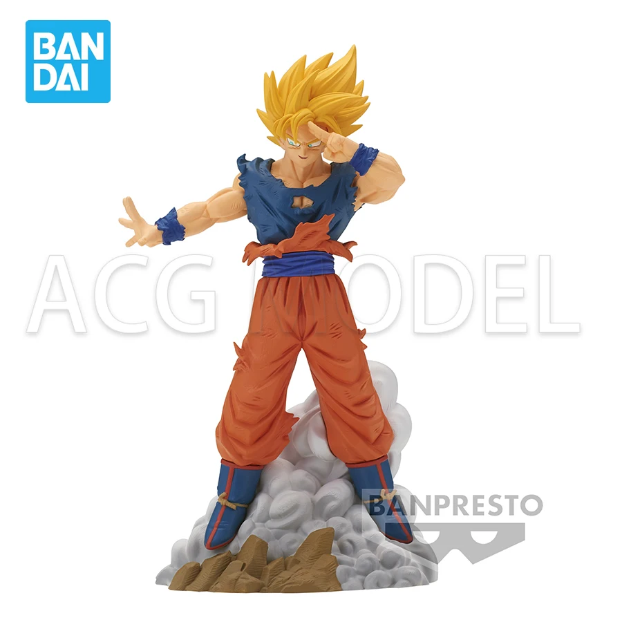 

Banpresto Dragon Ball Anime Figurines History Box Super Saiyan Goku Action Figures DBZ Figurals Collectible Model Toys